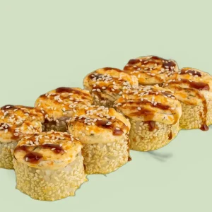 Запеченная калифорния в кунжуте